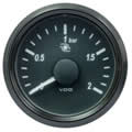 VDO SingleViu 2107 Turbo Pressure 2Bar Black 52mm gauge